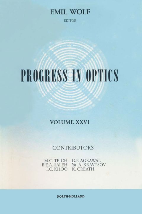 Cover image for book Progress in Optics Volume 26