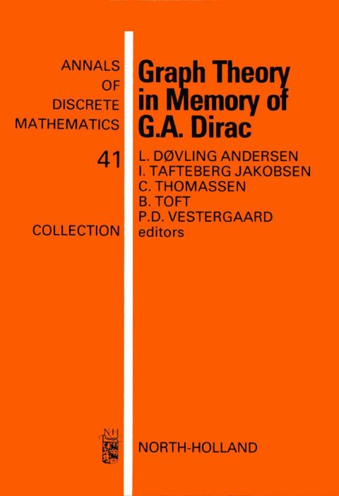 Cover image for book Graph Theory in Memory of G.A. Dirac