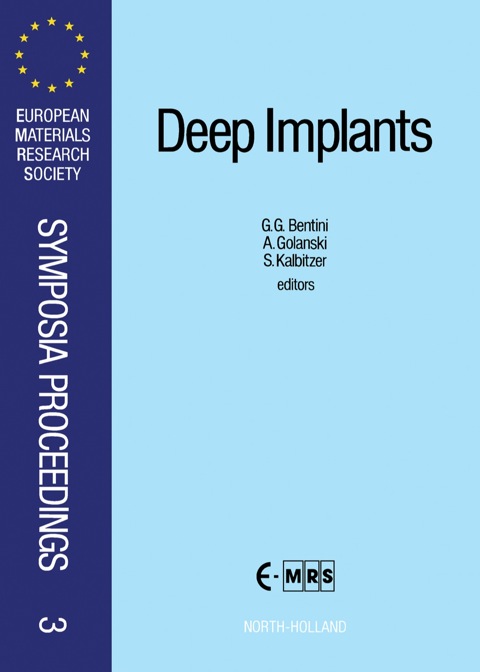 Cover image for book Deep Implants: Fundamentals and Applications