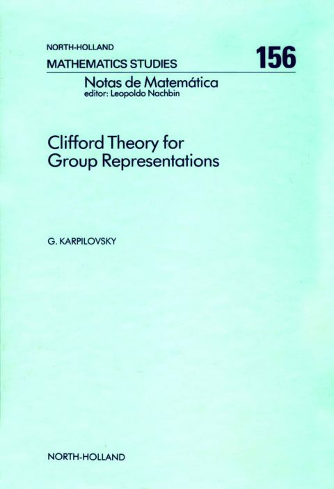 Cover image for book Clifford Theory for Group Representations