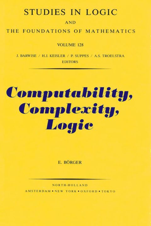 Cover image for book Computability, Complexity, Logic