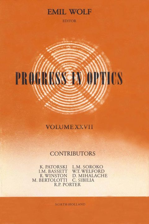 Cover image for book Progress in Optics Volume 27