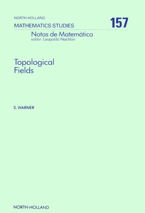 Cover image for book Topological Fields