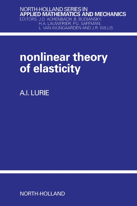 Cover image for book Non-Linear Theory of Elasticity
