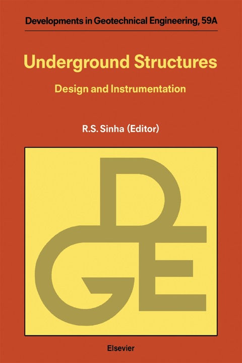Cover image for book Underground Structures: Design and Instrumentation