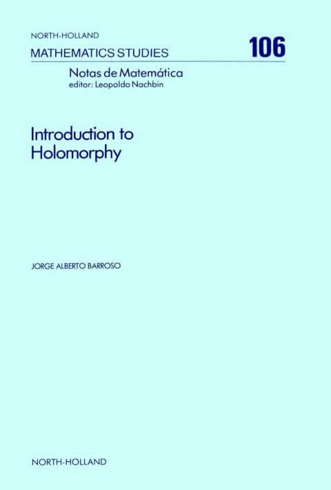 Cover image for book Introduction to Holomorphy