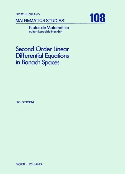 Cover image for book Second Order Linear Differential Equations in Banach Spaces