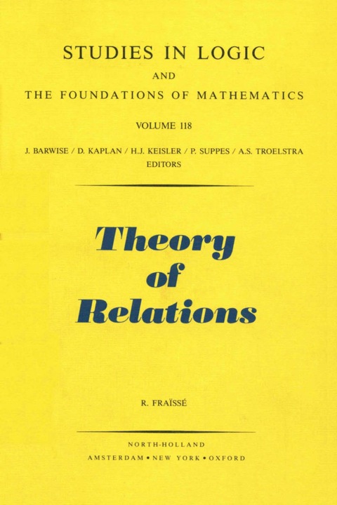 Cover image for book Theory of Relations