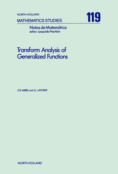 Cover image for book Transform Analysis of Generalized Functions