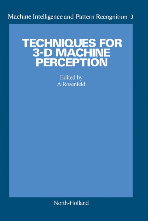 Cover image for book Techniques for 3-D Machine Perception