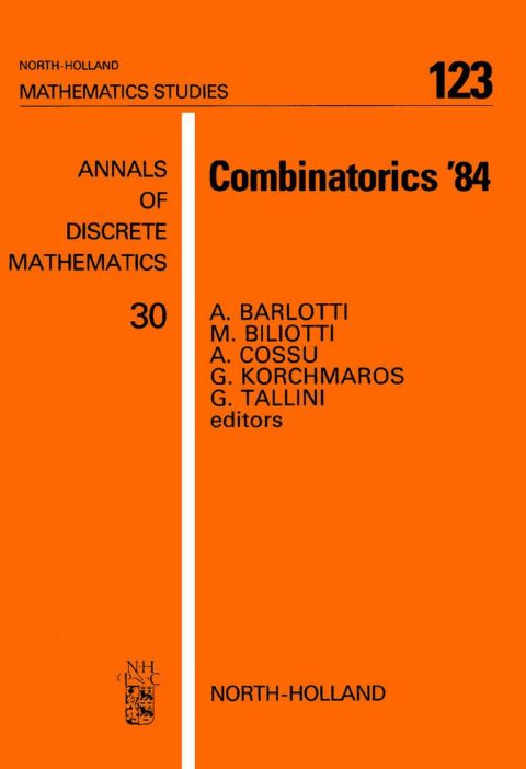 Cover image for book Combinatorics '84