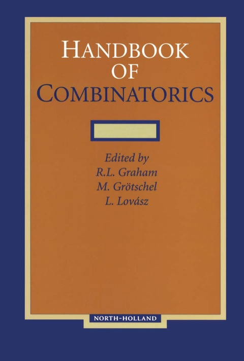 Cover image for book Handbook of Combinatorics