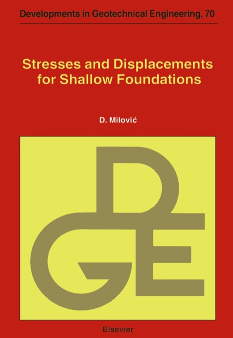 Cover image for book Stresses and Displacements for Shallow Foundations