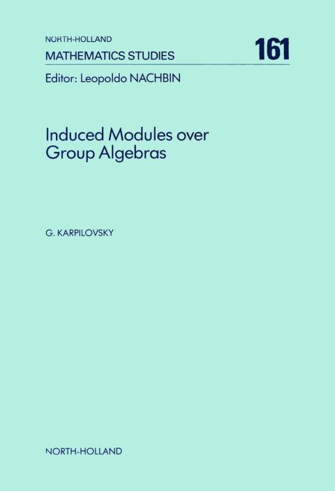 Cover image for book Induced Modules over Group Algebras