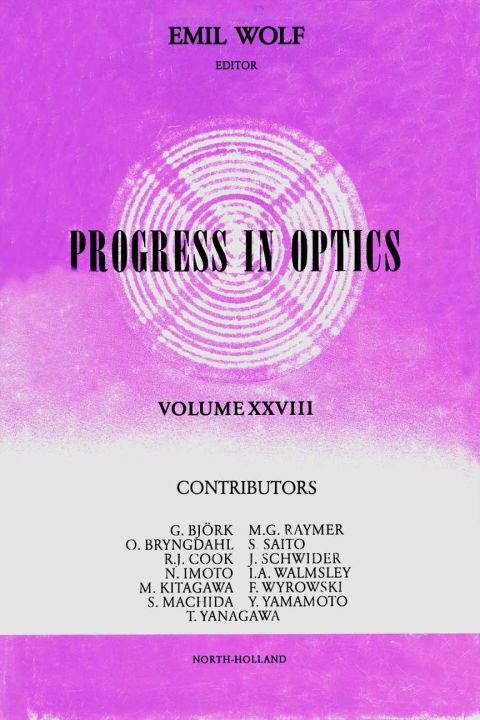Cover image for book Progress in Optics Volume 28