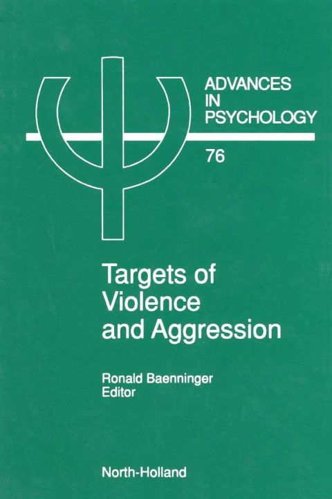 Cover image for book Targets of Violence and Aggression