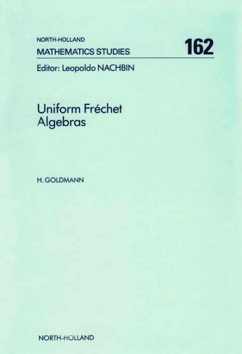 Cover image for book Uniform Fr&eacute;chet Algebras