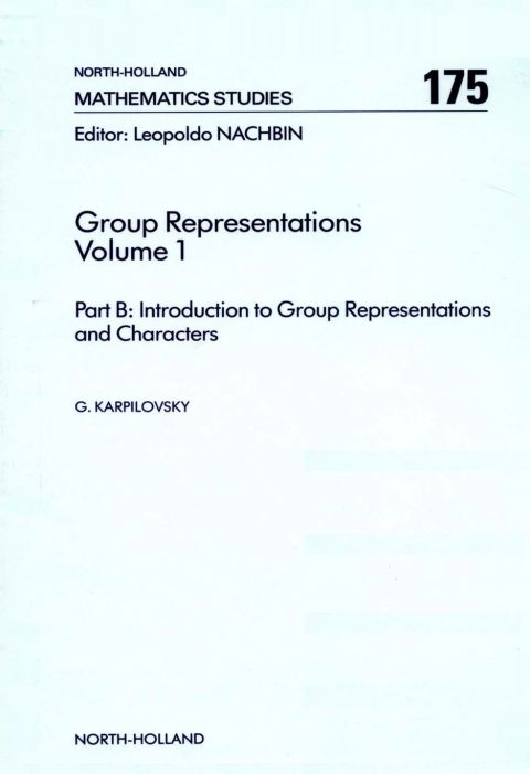 Cover image for book Part A: Background Material and Part B: Introduction to Group Representations and Characters: Background Material and Part B: Introduction to Group Representations and Characters