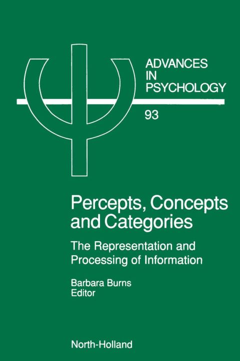 Cover image for book Percepts, Concepts and Categories: The Representation and Processing of Information