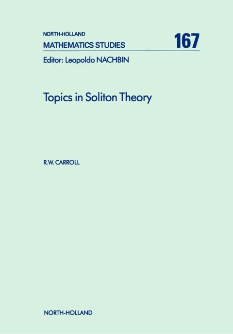 Cover image for book Topics in Soliton Theory