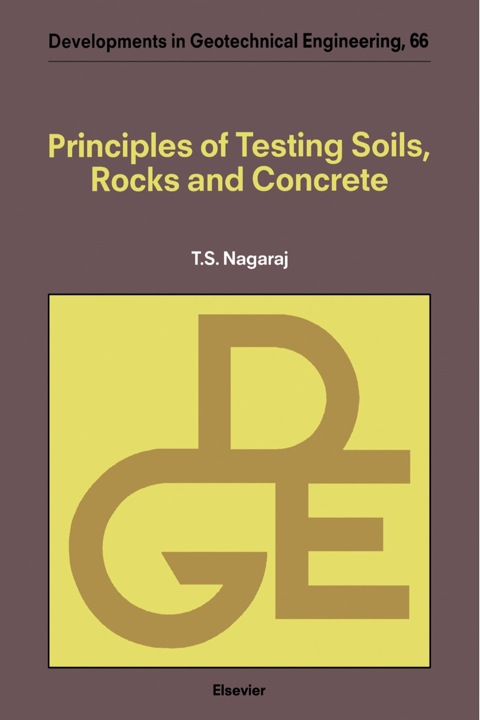 Cover image for book Principles of Testing Soils, Rocks and Concrete