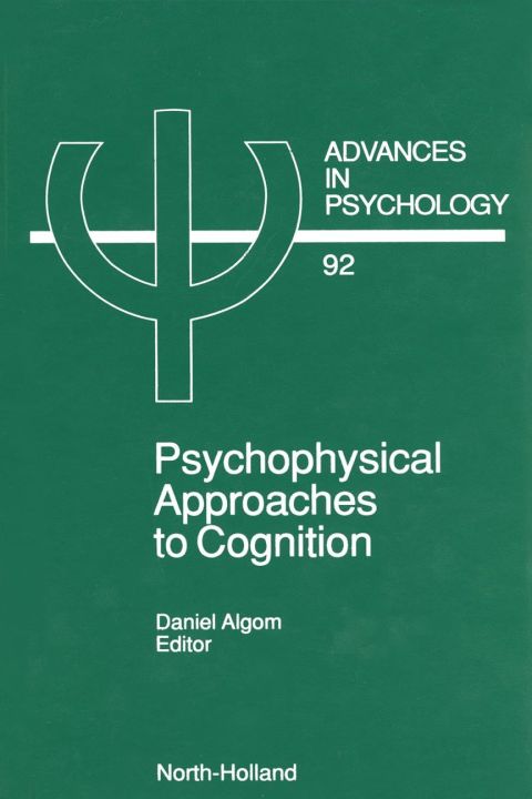 Cover image for book Psychophysical Approaches to Cognition