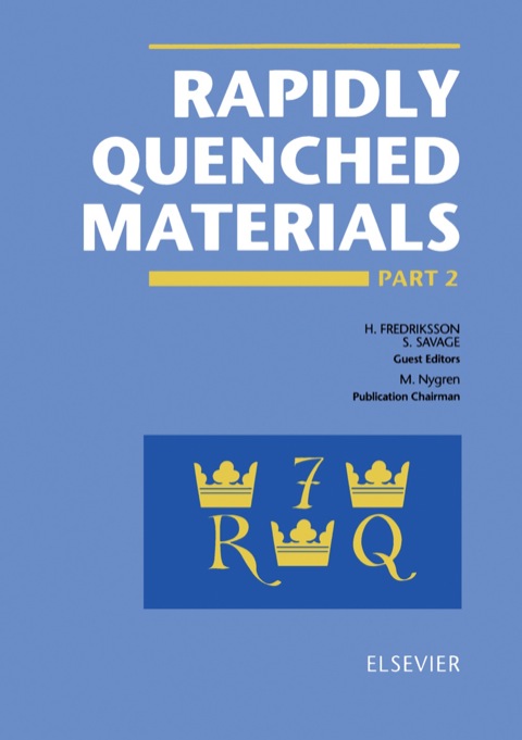 Cover image for book Rapidly Quenched Materials