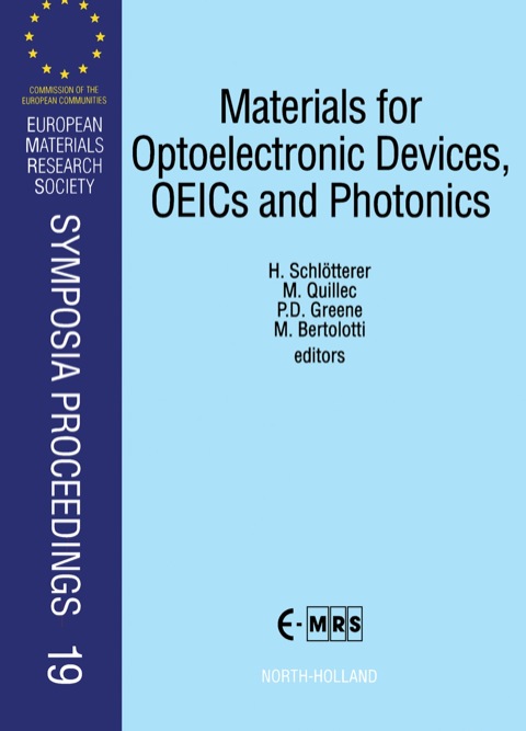 Cover image for book Materials for Optoelectronic Devices, OEICs and Photonics