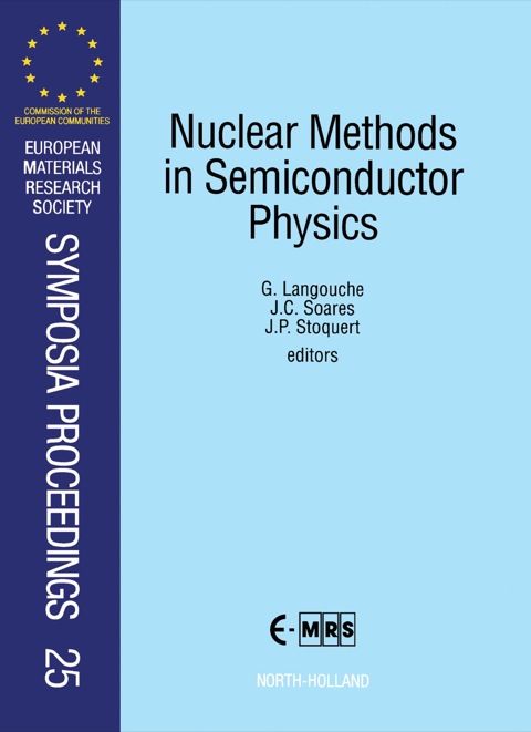 Cover image for book Nuclear Methods in Semiconductor Physics