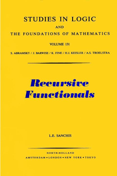 Cover image for book Recursive Functionals