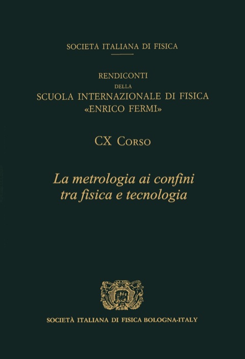 Cover image for book Metrology at the Frontiers of Physics and Technology