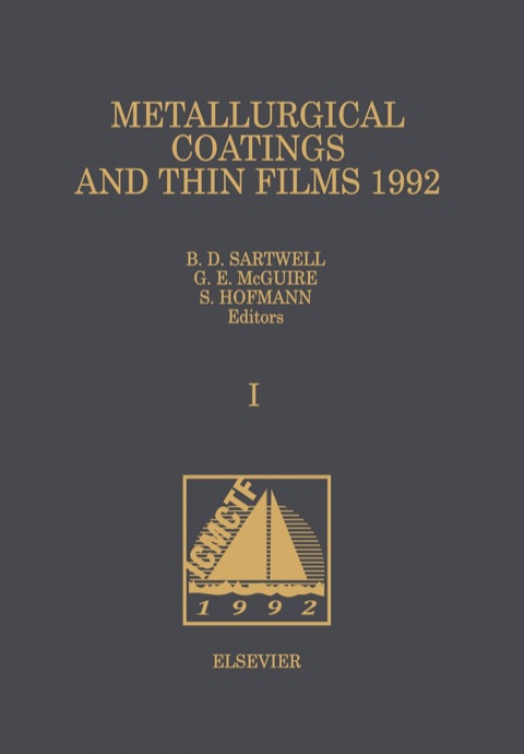 Cover image for book Metallurgical Coatings and Thin Films 1992
