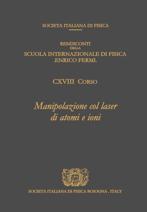 Cover image for book Laser Manipulation of Atoms and Ions