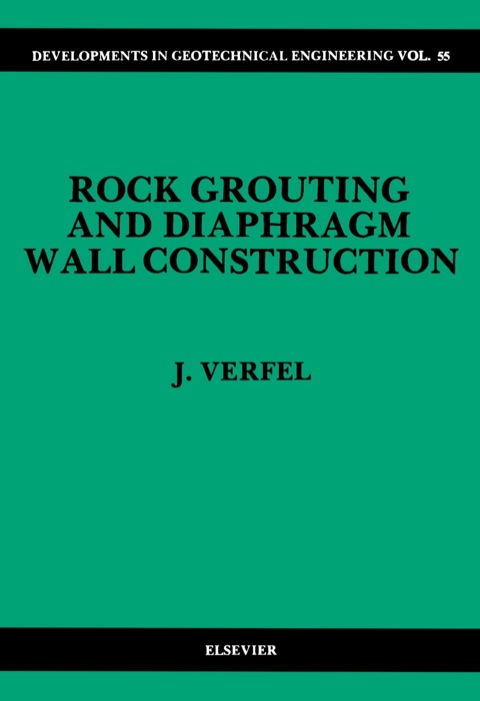 Cover image for book Rock Grouting and Diaphragm Wall Construction