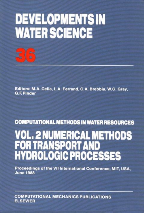 Cover image for book Numerical Methods for Transport and Hydraulic Processes