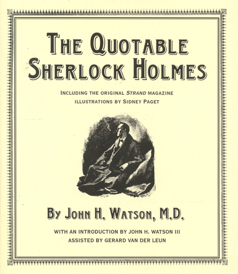 Cover image for book The Quotable Sherlock Holmes