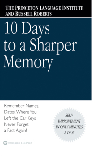 صورة الغلاف: 10 Days to a Sharper Memory 9780446564755