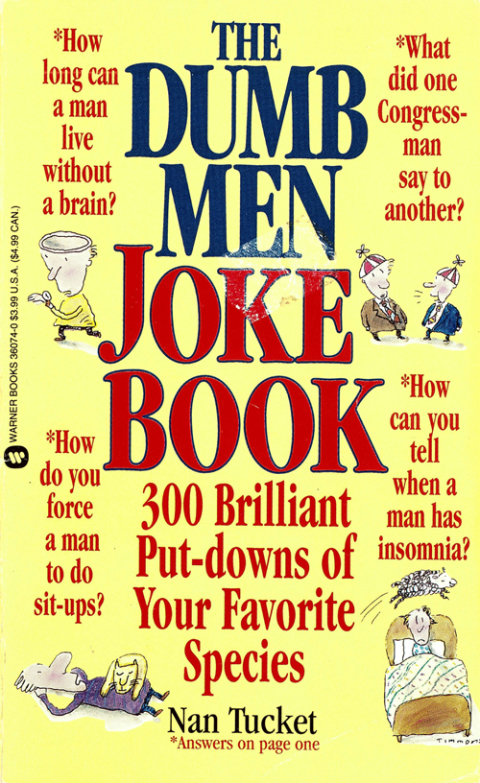 Cover image for book Dumb Men Joke Book - Volume I