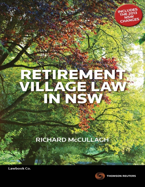 Cover image for book Retirement Village Law in NSW