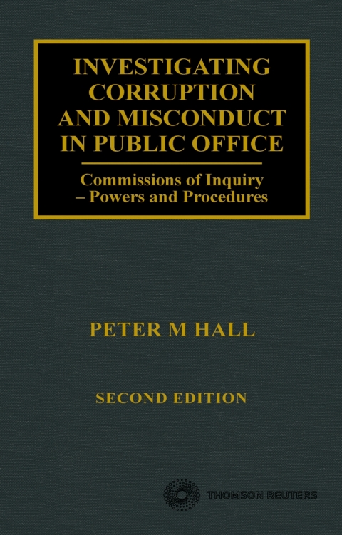 Investigating Corruption and Misconduct in Public Office 