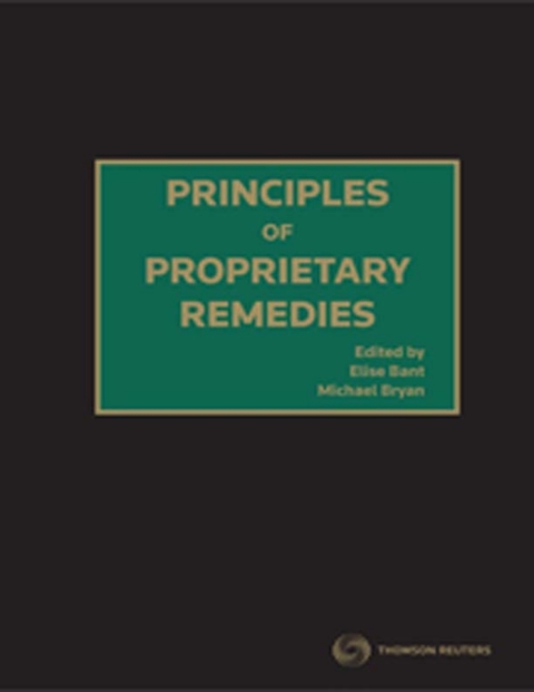 Cover image for book Principles of Proprietary Remedies