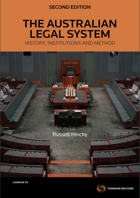 Cover image for book The Australian Legal System: History, Institutions & Method