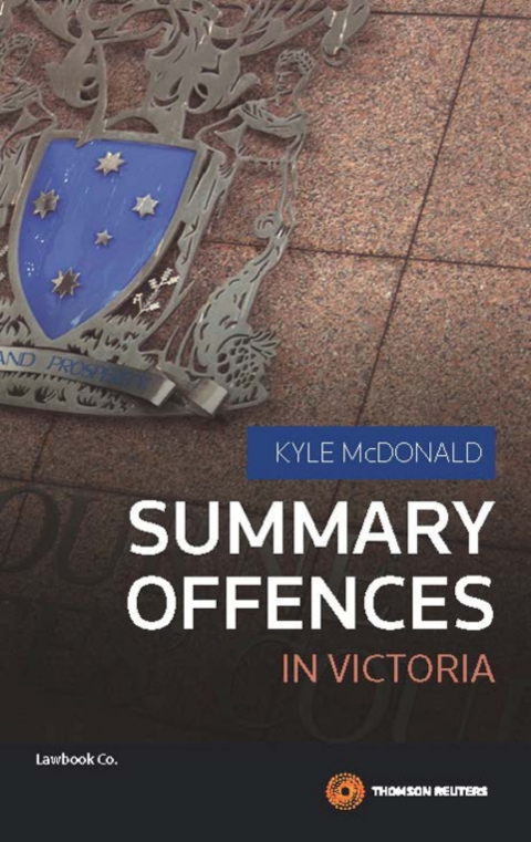 Cover image for book Summary Offences in Victoria