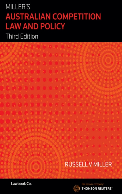 Cover image for book Miller's Australian Competition Law & Policy