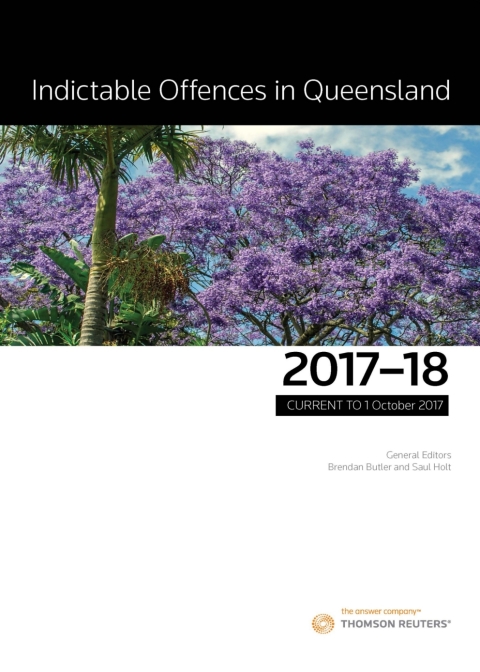 Cover image for book Indictable Offences in Queensland