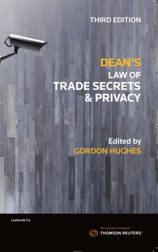 Dean's Law of Trade Secrets and Privacy