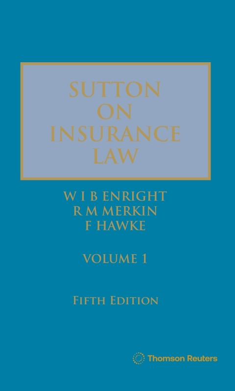 Cover image for book Sutton on Insurance Law