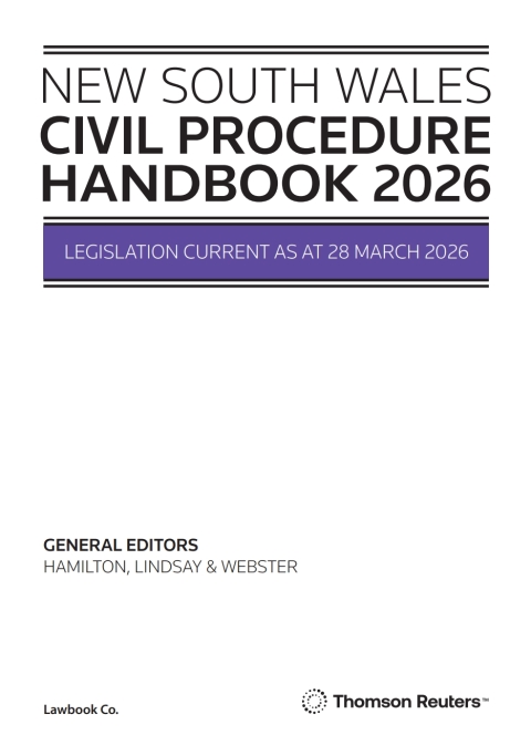 Cover image for book NSW Civil Procedure Handbook 2026
