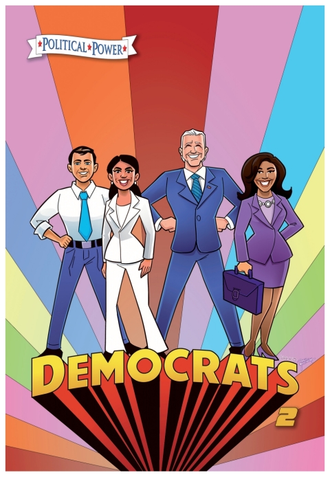 Cover image for book Political Power: Democrats 2: Joe Biden, Kamala Harris, Pete Buttigieg and Alexandria Ocasio-Cortez