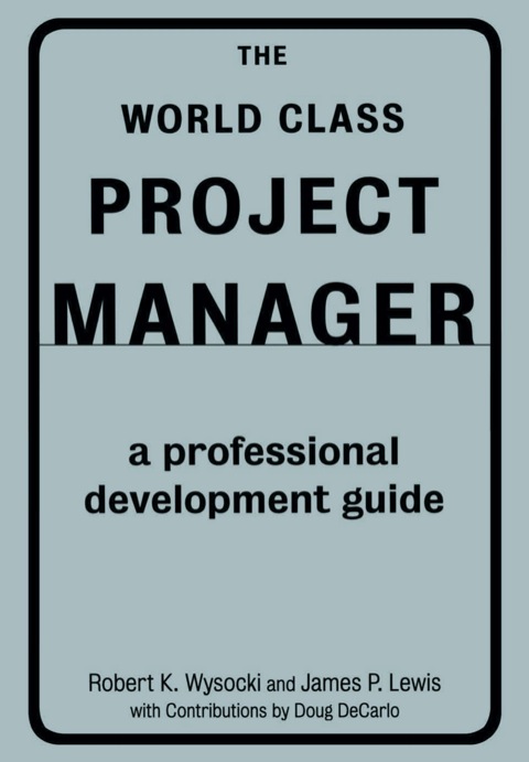 Cover image for book The World Class Project Manager